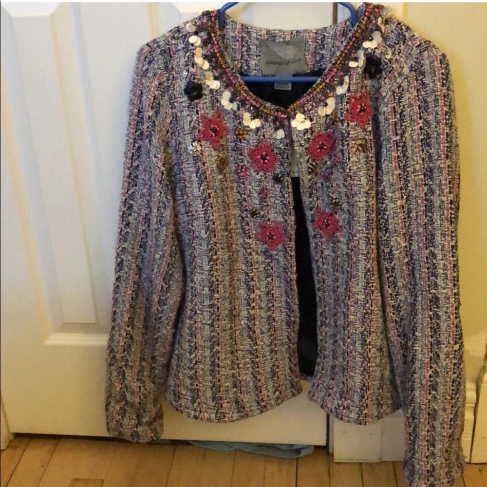 Anthropologie Summer of Love blazer